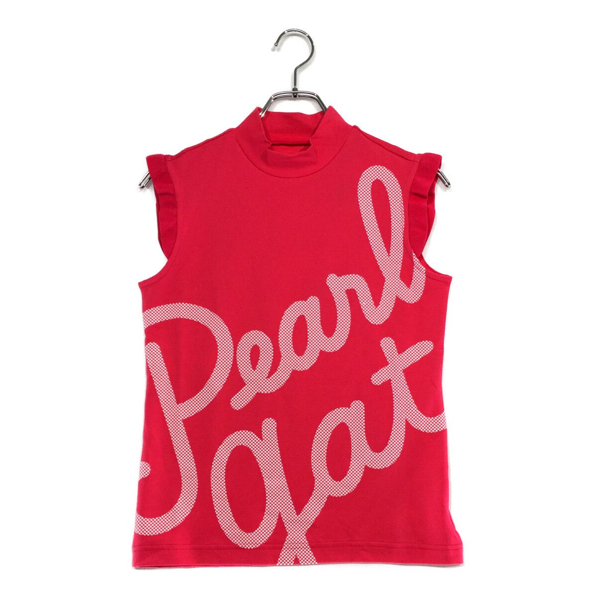 未使用品 レディース パーリーゲイツ PEARLY GATES ノースリーブ 0(S) ピンク モックネック 袖フレア