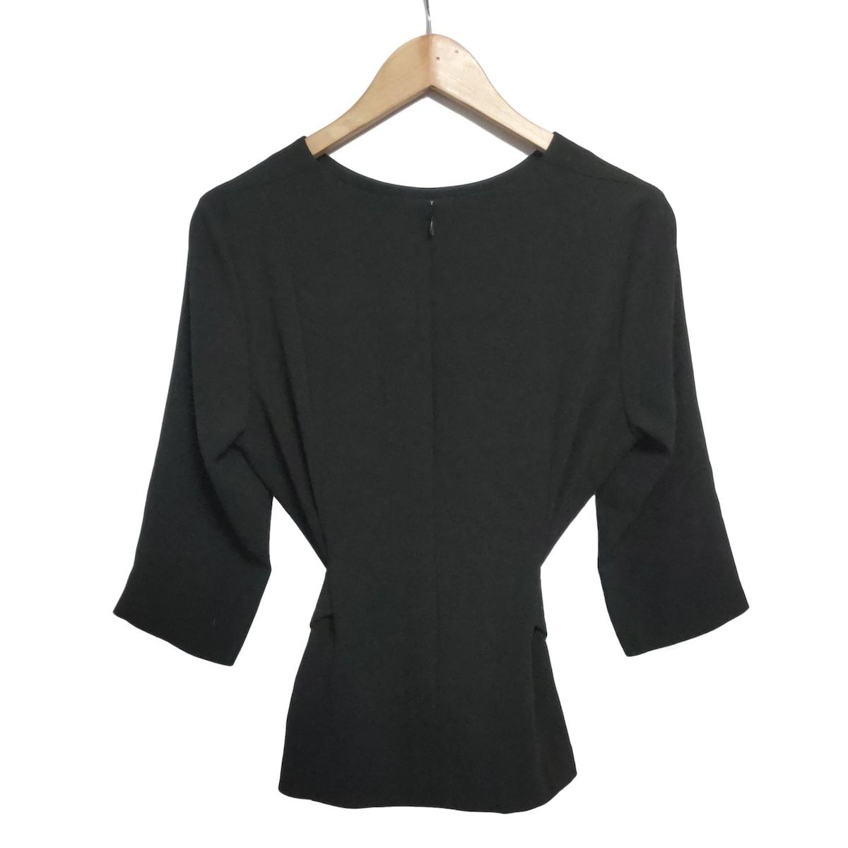 theory luxe セオリーリュクス 七分袖カットソー サイズ42 L レディース - 黒 リボン