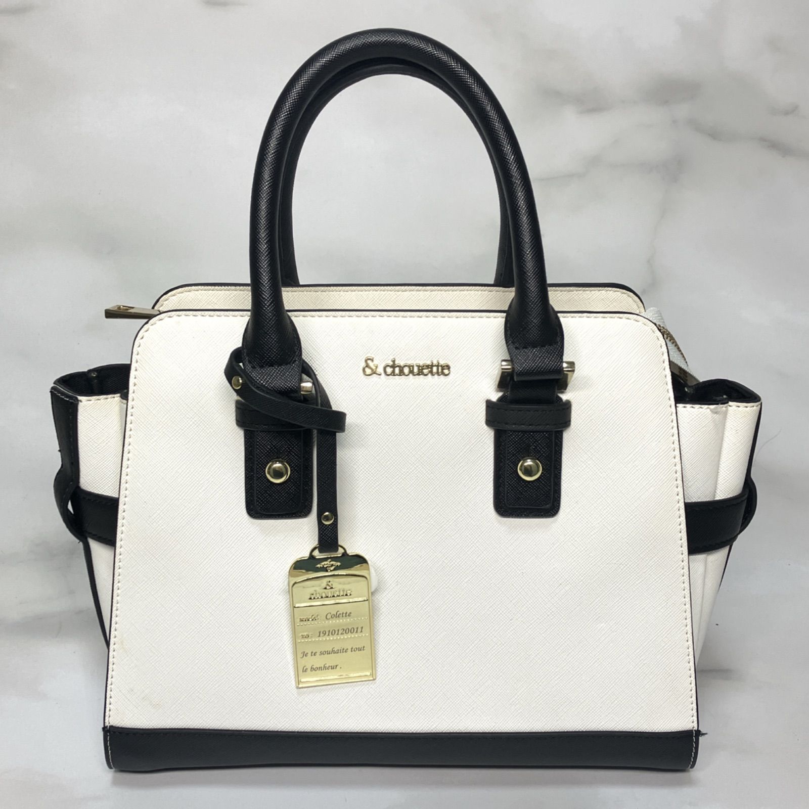 美品】&chouette アンドシュエット ハンドバッグ トートバッグ バッグ 