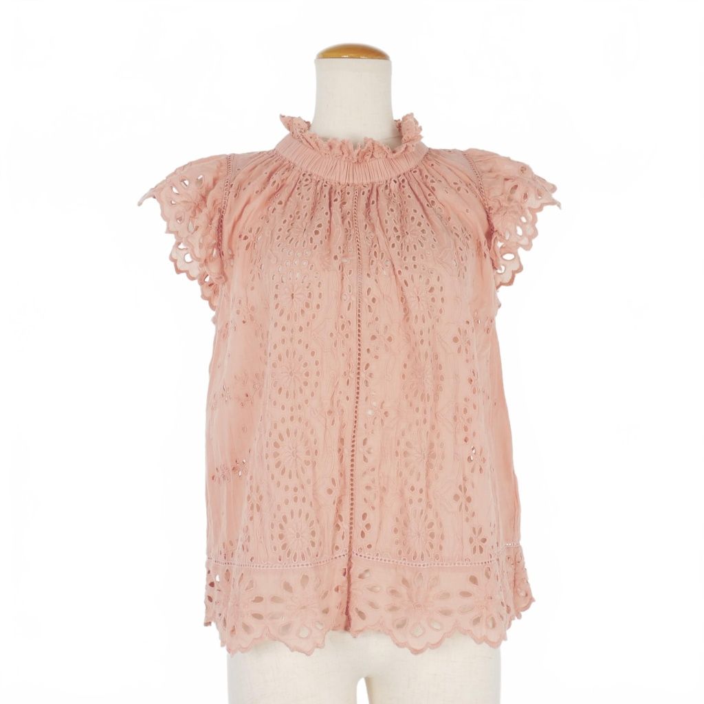 シーニューヨーク Sea NewYork フリルスリーブブラウス 出品終了間近