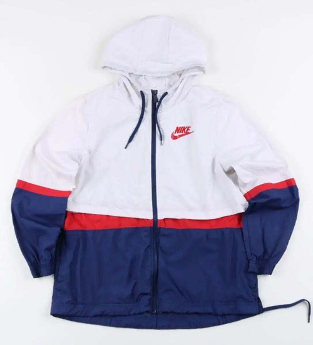 【新品未使用】NIKE ウィンドブレーカー 未使用 Nike フード付きウィンドブレーカー M ホワイト ジャージ