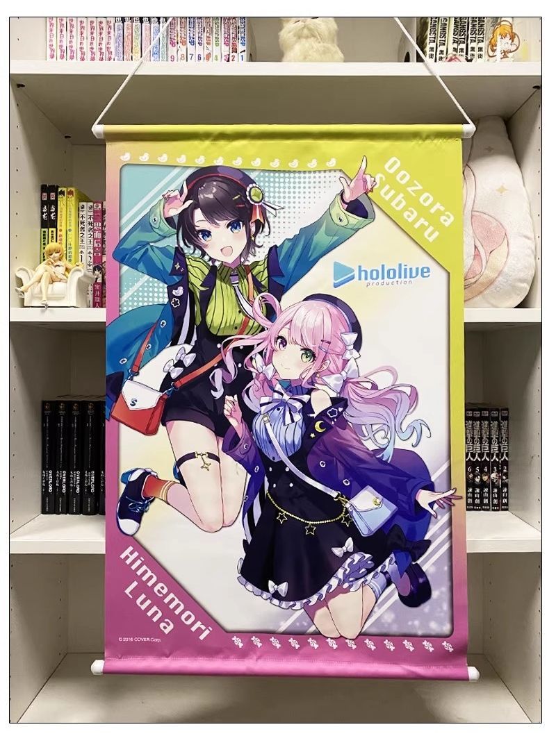 新品　【モーリーオンライン限定】ホロライブ　タペストリー　大空スバル　姫森ルーナ 新品【モーリーオンライン限定】ホロライブタペストリー大空