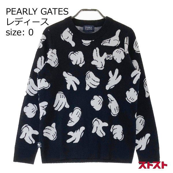 PEARLY GATES パーリーゲイツ ×Disney 2021年モデル ウール混 ニット 