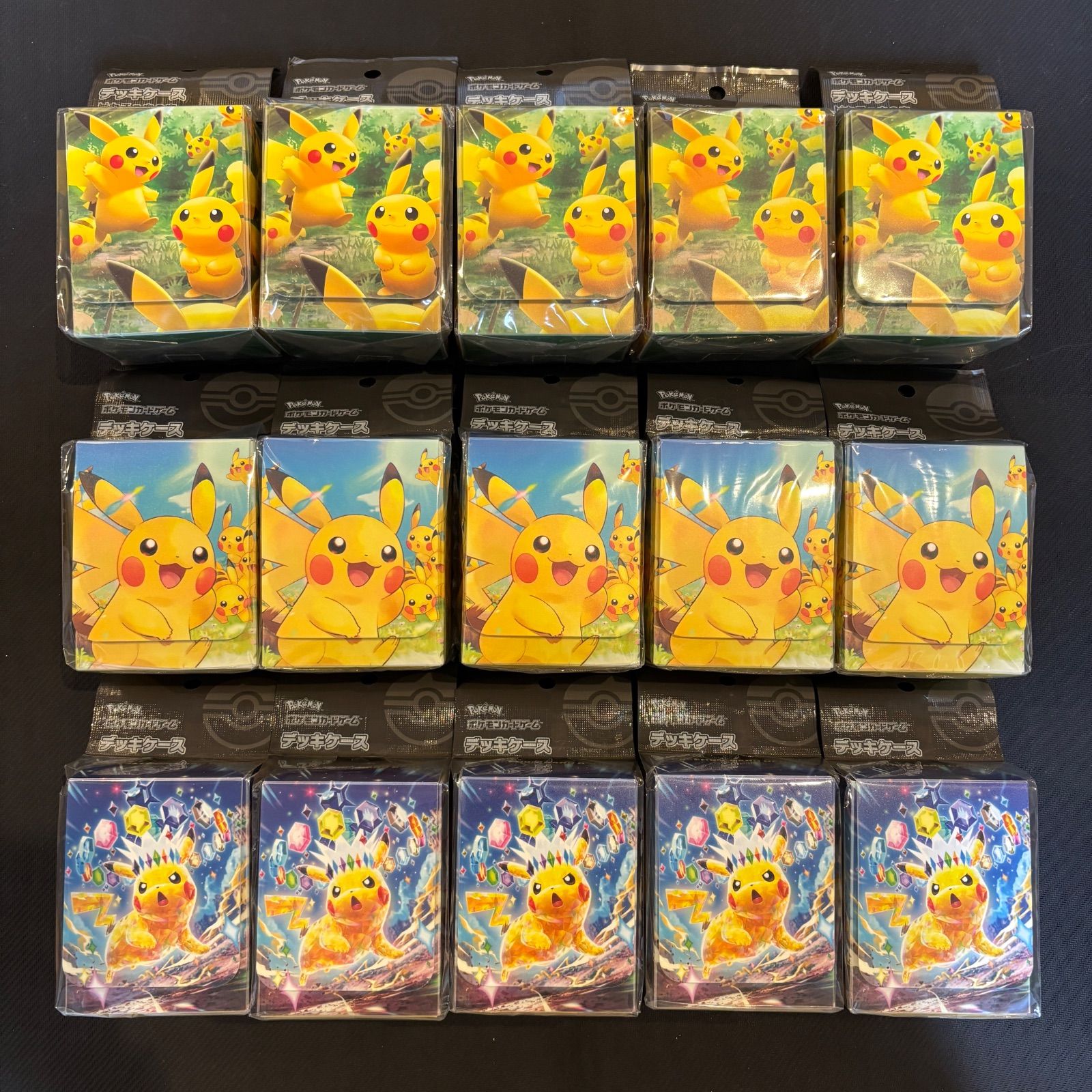 新品未開封 ポケモンカード デッキケース ピカチュウの森