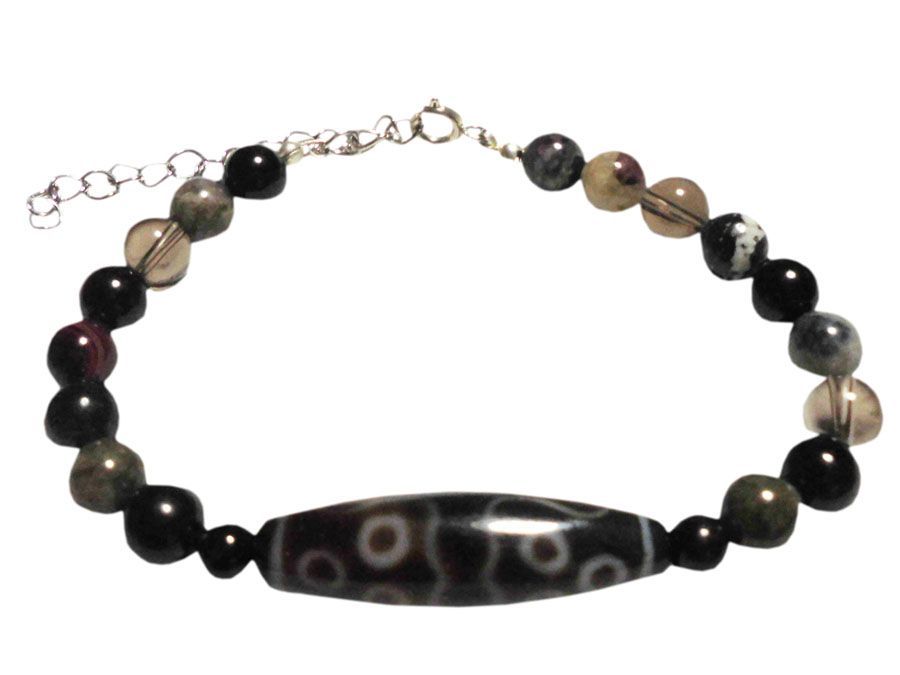 アジアン雑貨　天然石ビーズ・ブレスレット-16