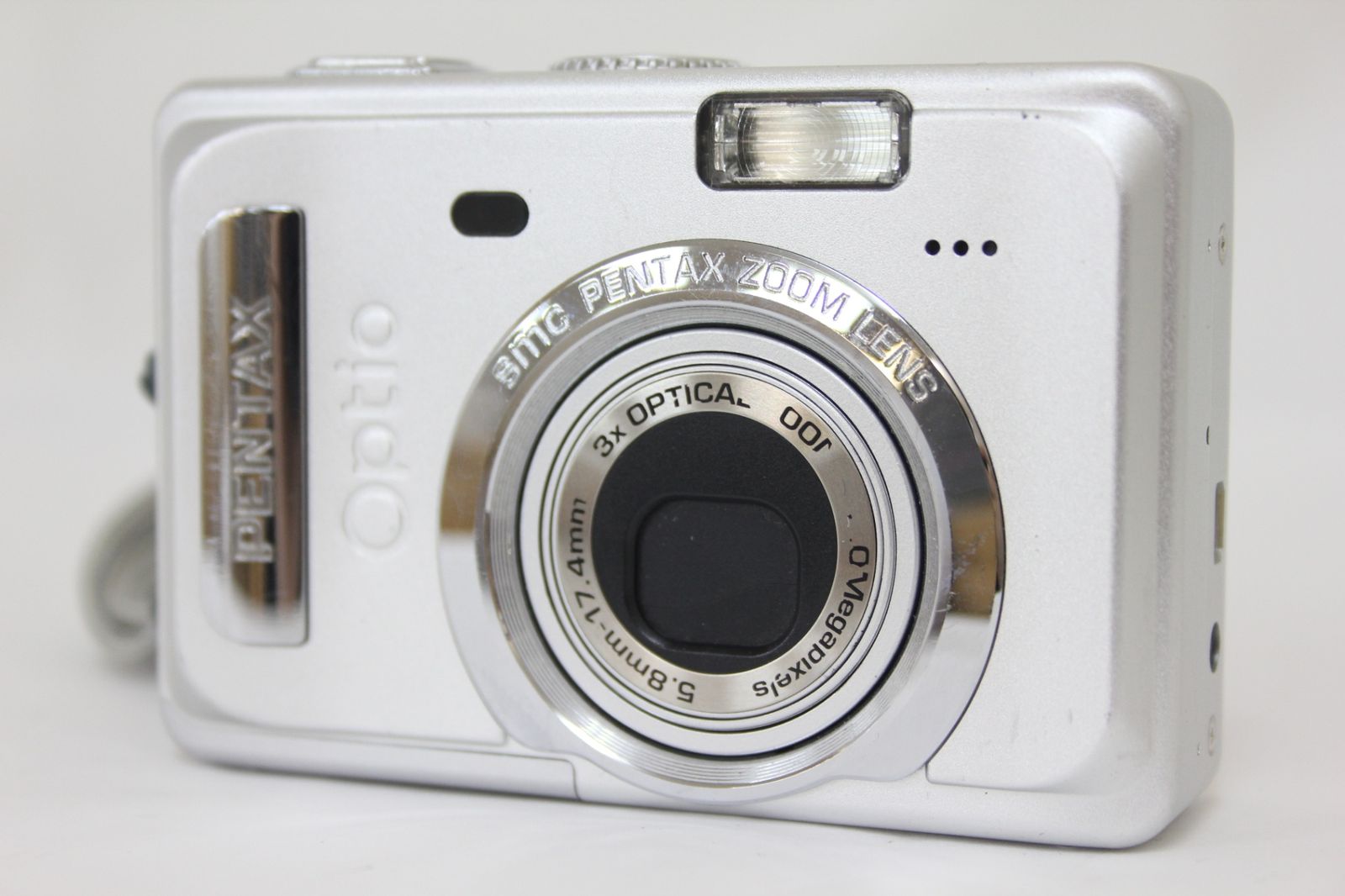 返品保証】 【便利な単三電池で使用可】ペンタックス Pentax Optio S55