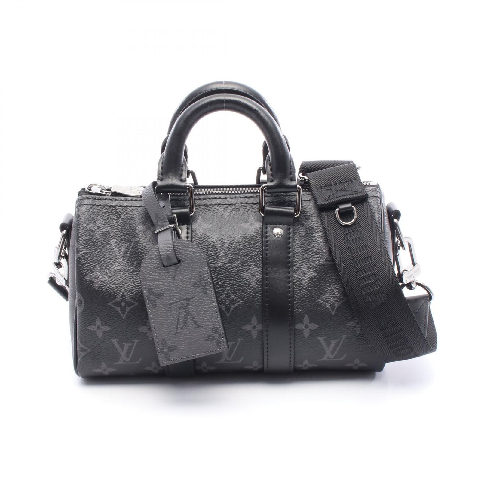 ルイ ヴィトン LOUIS VUITTON ハンドバッグ キーポル バンドリエール 25 M46271 PVCコーティングキャンバス レザー キーポル バンドリエール25 メンズ Used A