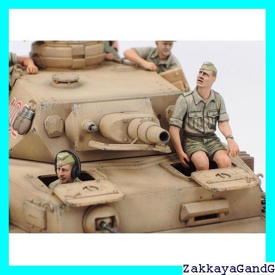 タミヤ　アフリカ戦線　1/35 ドイツIV号戦車 F型・伝令バイクセット`北アフリカ戦線
