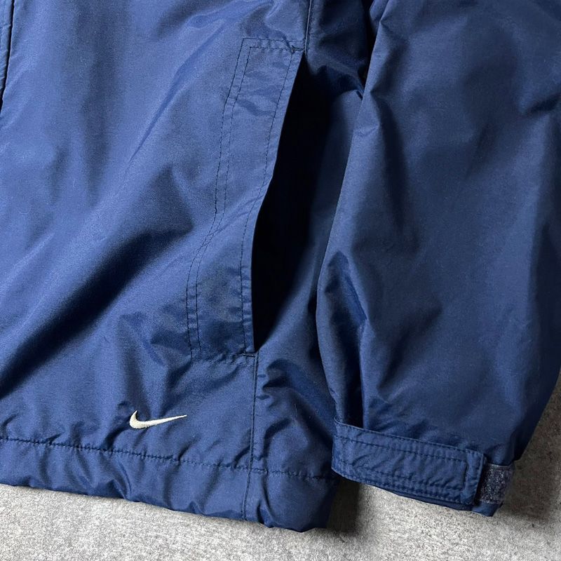 00s NIKE メッシュ ライナー付き フルジップ ナイロン