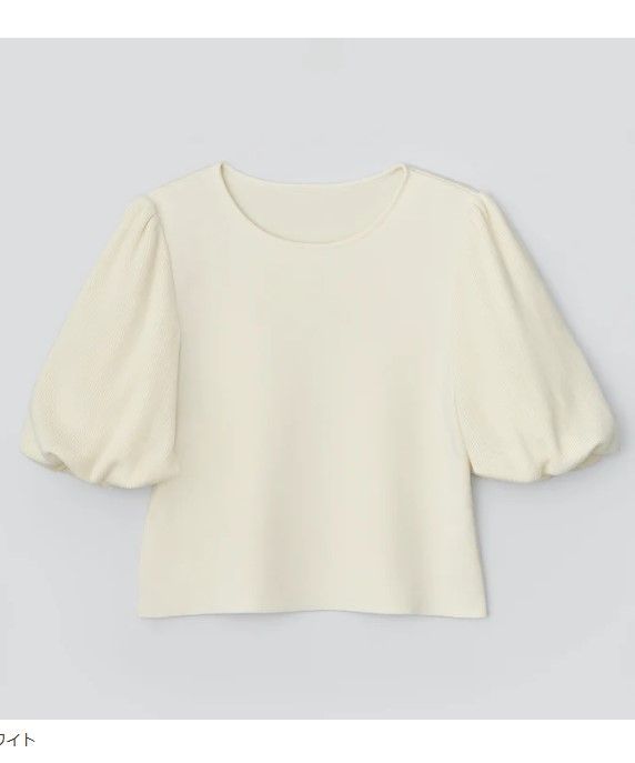未使用に近い★FOXEYフォクシーニットトップス フローラパフ パフスリーブ38 フォクシー 38 りぼんパフスリーブ ニット - メルカリ