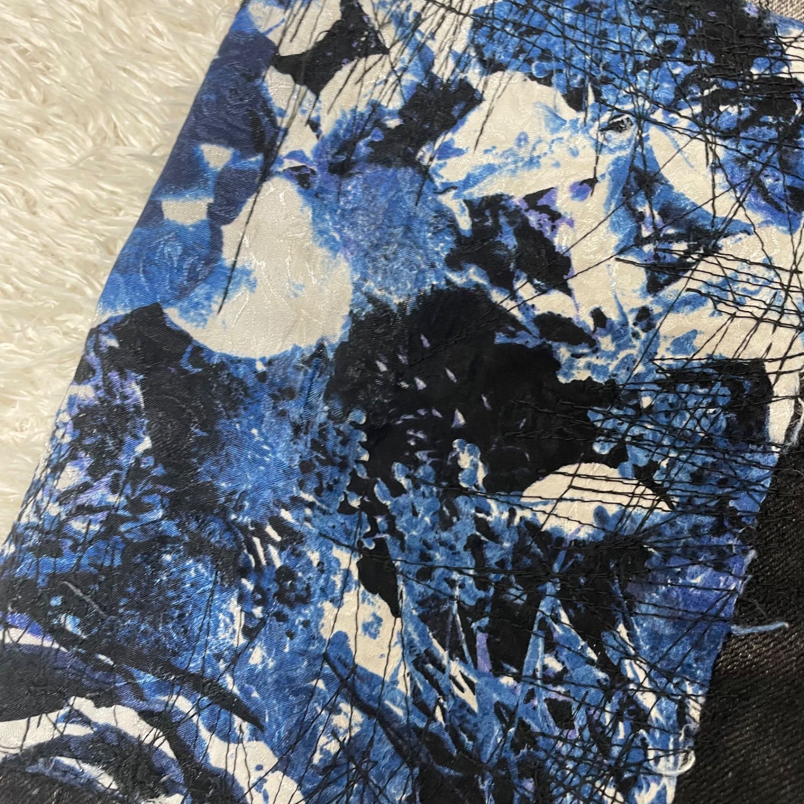 シヴァーライズ　花柄スキニーデニム 激レアデザイン☆CIVARIZE シヴァーライズ スキニー デニム