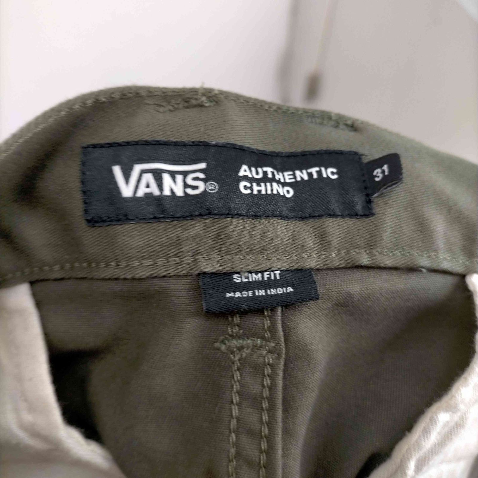 バンズ VANS 22AW オーセンティックチノスリムトラウザーズ メンズ 31