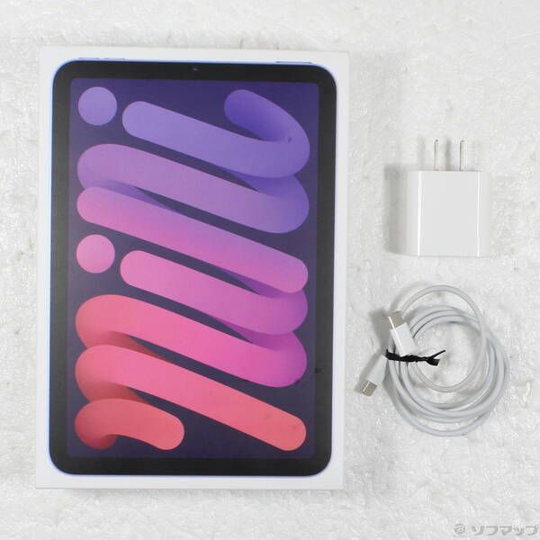 中古品〕 iPad mini 第6世代 64GB パープル 3J366J／A Wi-Fi