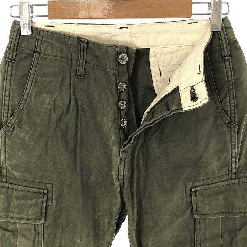 MOMOTARO JEANS / 桃太郎ジーンズ | 硫化バックサテン カーゴパンツ