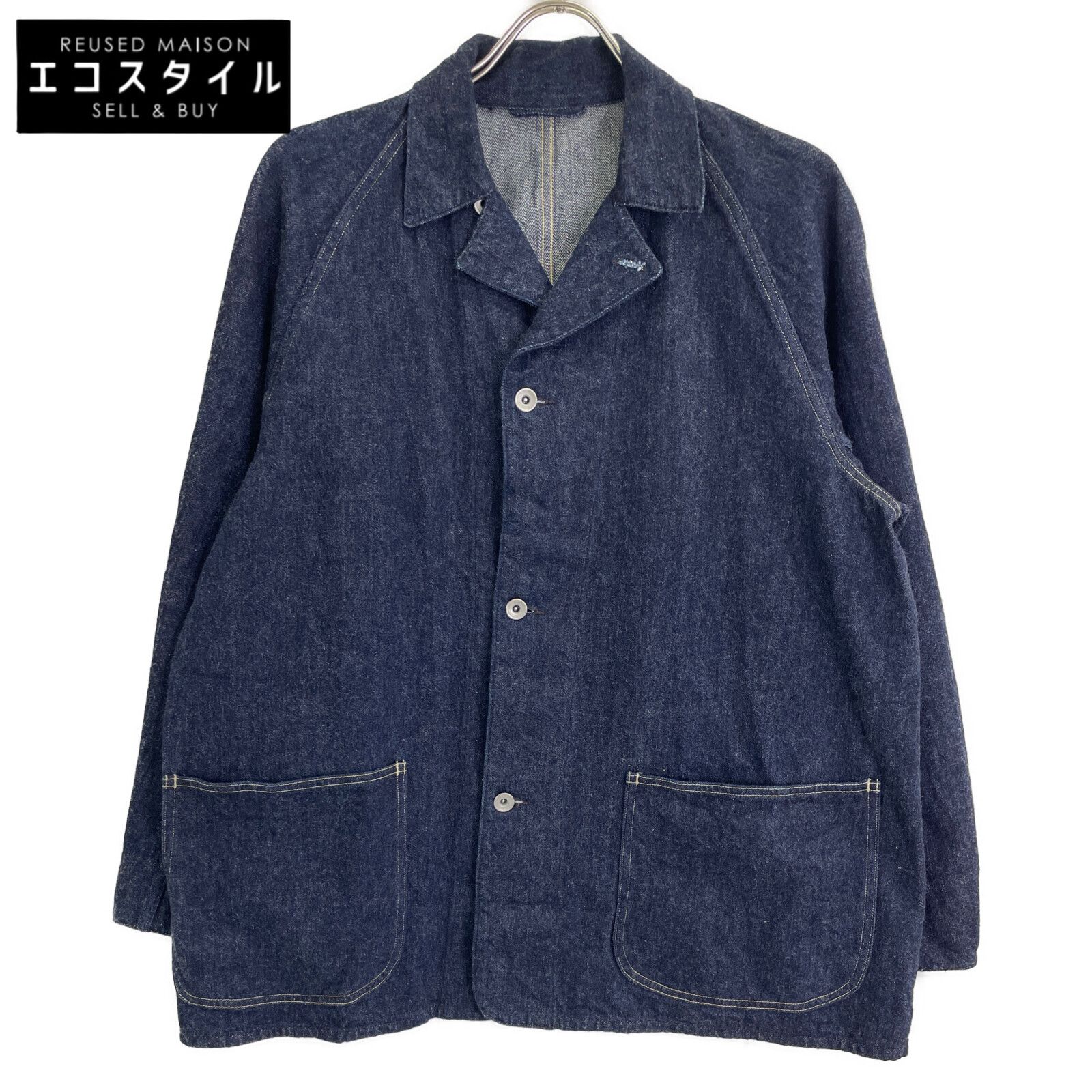 COMOLI コモリ デニムジャケット W03-01001 ブラック サイズ3 COMOLI コモリ デニムジャケット W03-01001 ブラック サイズ3 COMOLI