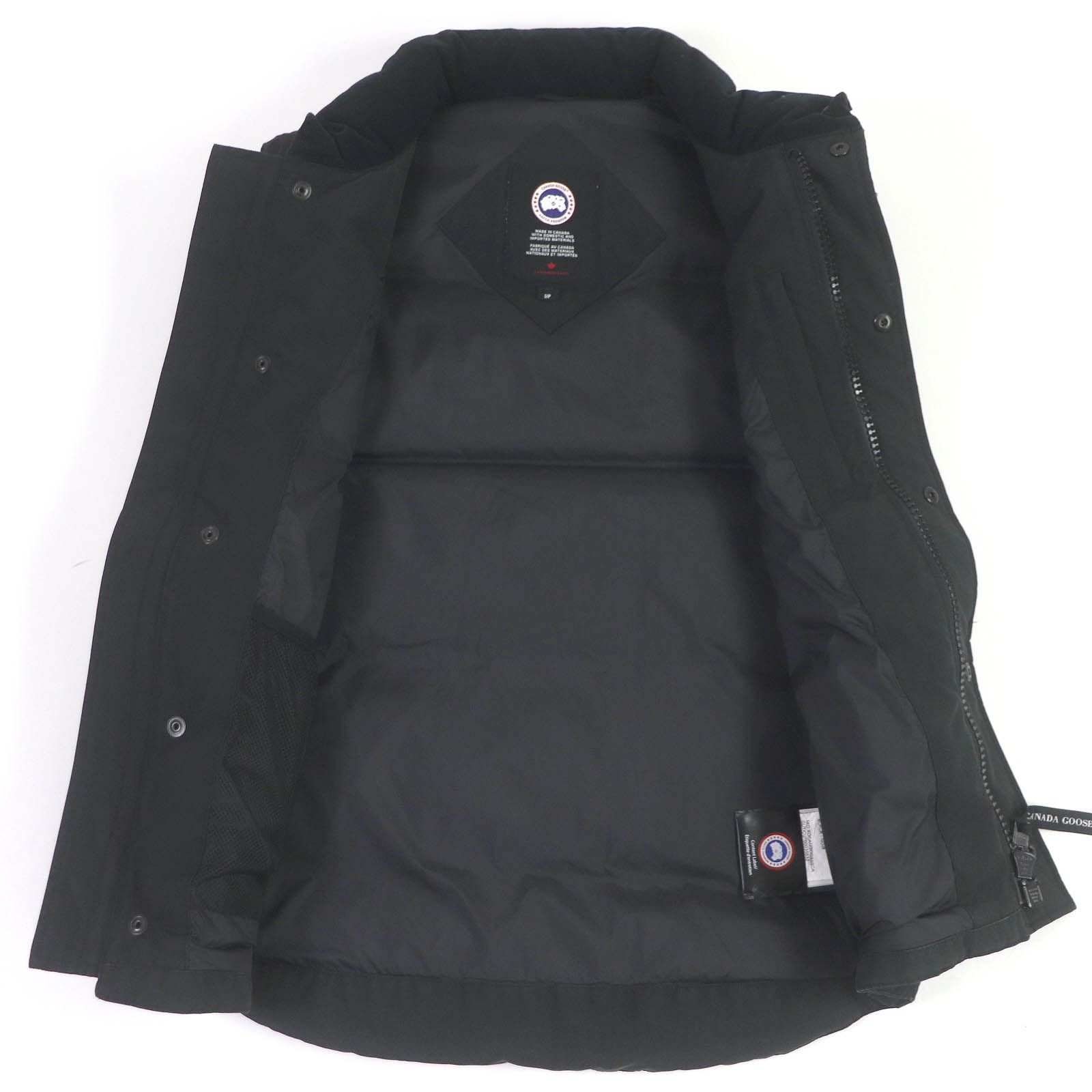 極美品□CANADA GOOSE カナダグース 4154M FREESTYLE CREW VEST フリースタイル WZIP ロゴワッペン ダウンベスト  ジレ ブラック S カナダ製 正規品 メンズ - メルカリ