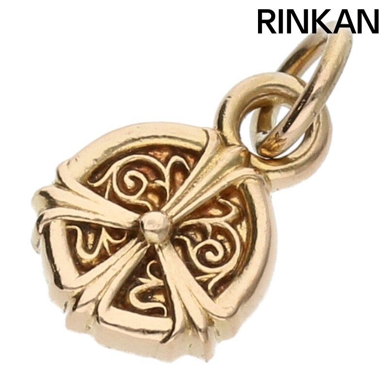 クロムハーツ  22K PEACE SIGN/ピースサイン ゴールドチャームネックレストップ メンズ