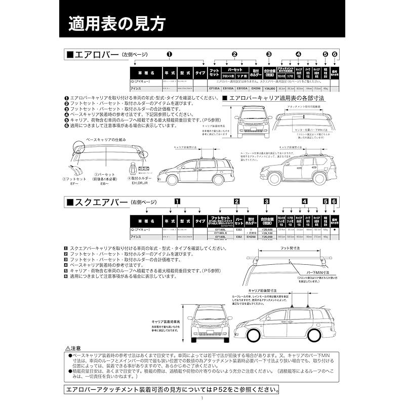 PIAA TERZO ベースキャリア スクエアバーセット 165cm (2本入り) EB5 0 