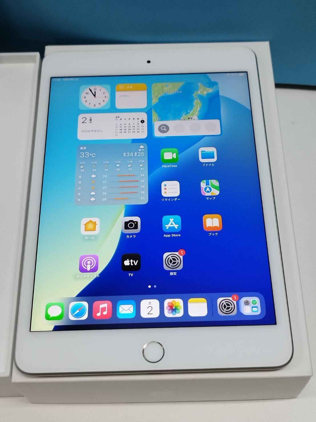 Wi-Fiモデル】iPad mini 第5世代/256GB/A2133〈MUU52J/A