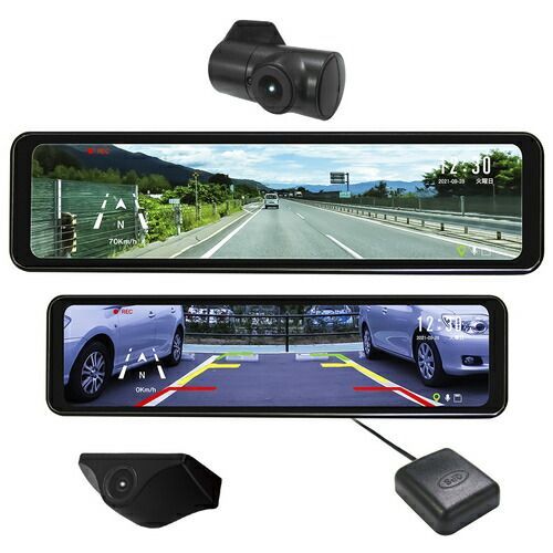 佐藤商事 ミラー型ドライブレコーダー STL-DR69T : ケーズデンキ Yahoo