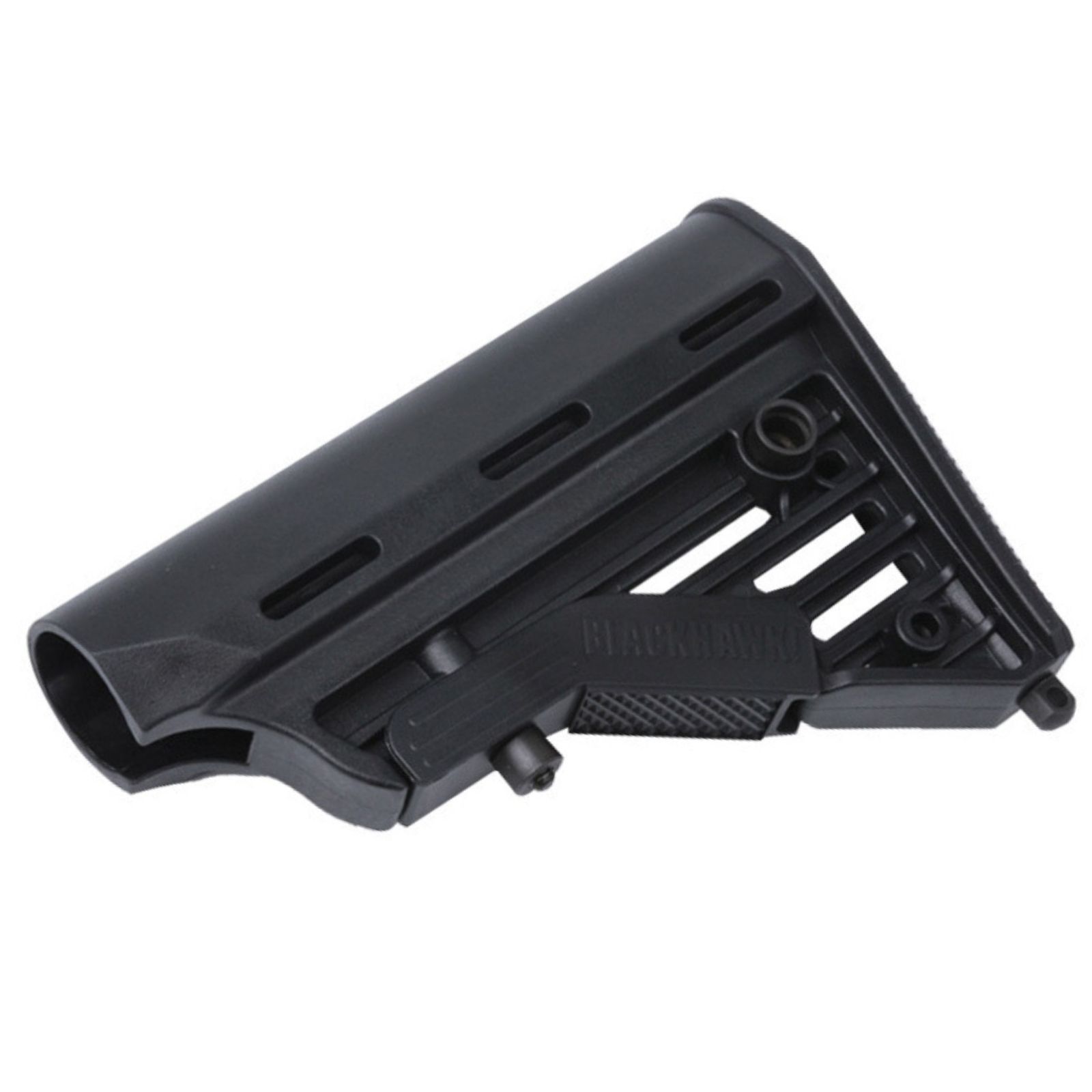 豊富な，人気セール GPリテール BLACKHAWK リアル刻印 KNOXX ストック レプリカ M4 M16等に対応 バットパッドにも刻印あり (ブラック) その他