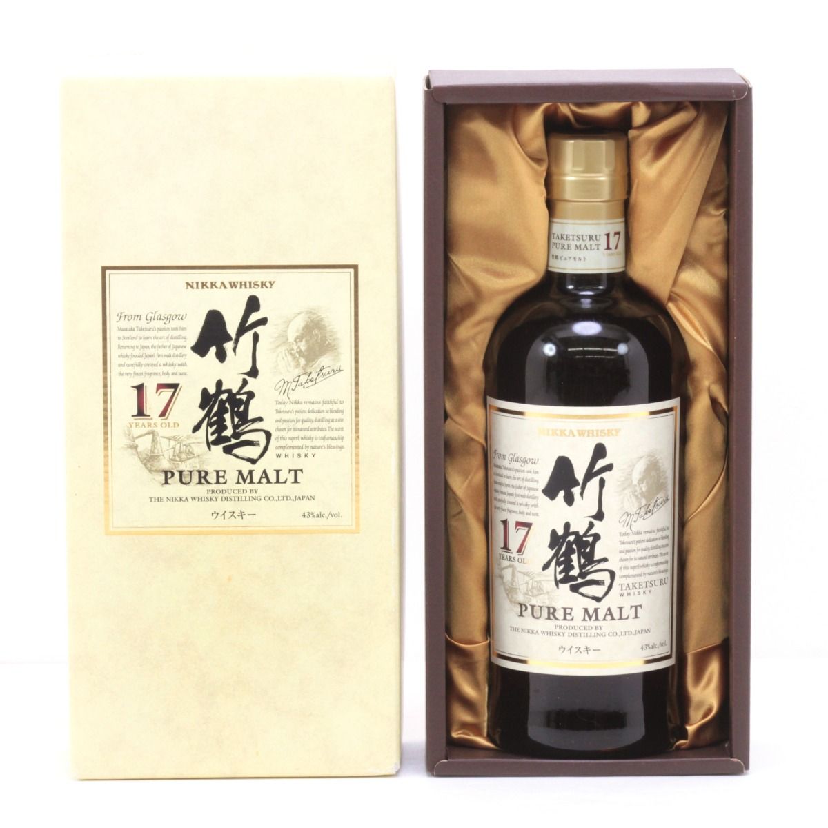 北海道内限定発送】NIKKA ニッカウヰスキー 竹鶴 ピュアモルト