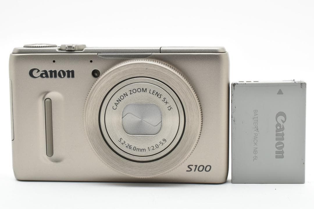 529 Canon キャノン PowerShot S 100 パワーショット シルバー デジタルカメラ