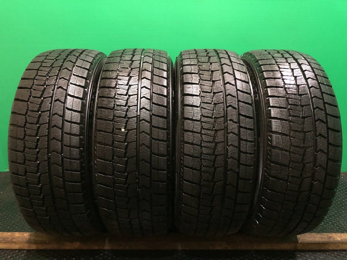 走行短め DUNLOP WINTER MAXX WM02 205/55R17 17インチ スタッドレス 4