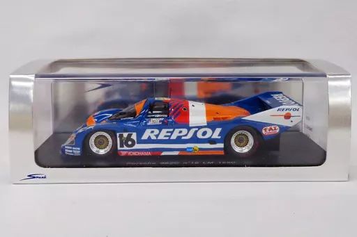 ミニカー 1|43 Porsche 962C LM 1990 REPSOL 16 ブルー×オレンジ×ホワイト S1916