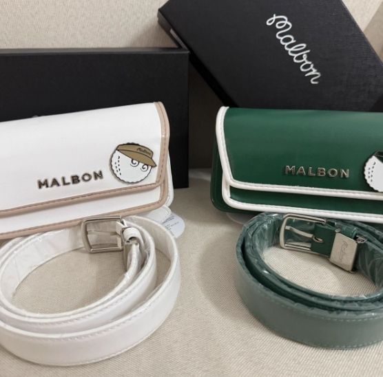 Malbon ゴルフ 測距計 ケース ミニウエストバッグ 男女兼用 小物収納