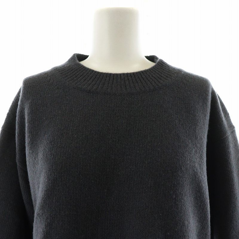 イーハトーブ IHATOV ニット セーター 長袖 ウール カシミヤ混 0 グレー IH12-23AW-95505 /AN31 ■GY41 レディース イーハトーブ IHATOV ニット セーター 長袖 ウール カシミヤ混 0