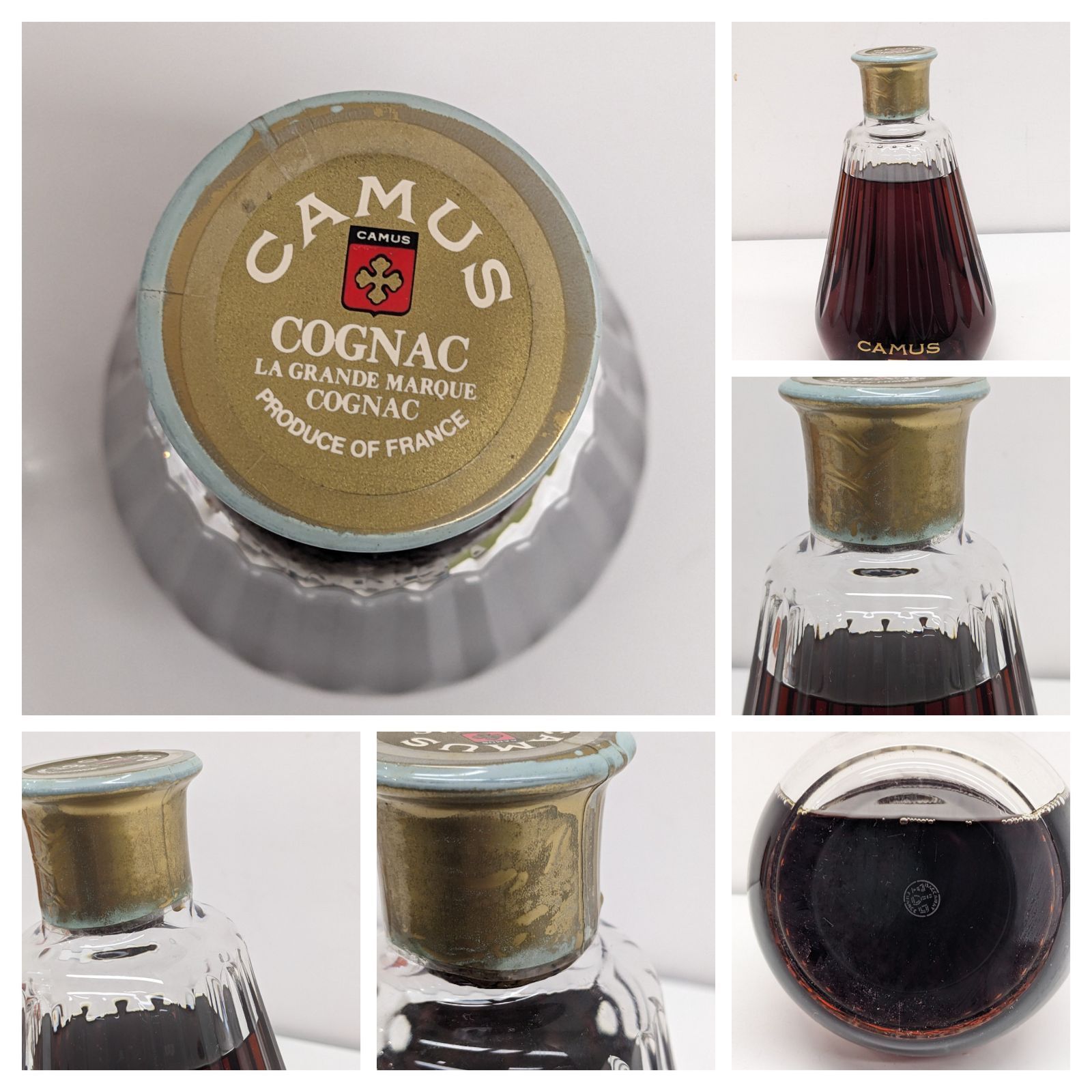 未開栓】古酒CAMUS カミュ Baccarat バカラボトルブランデー 40