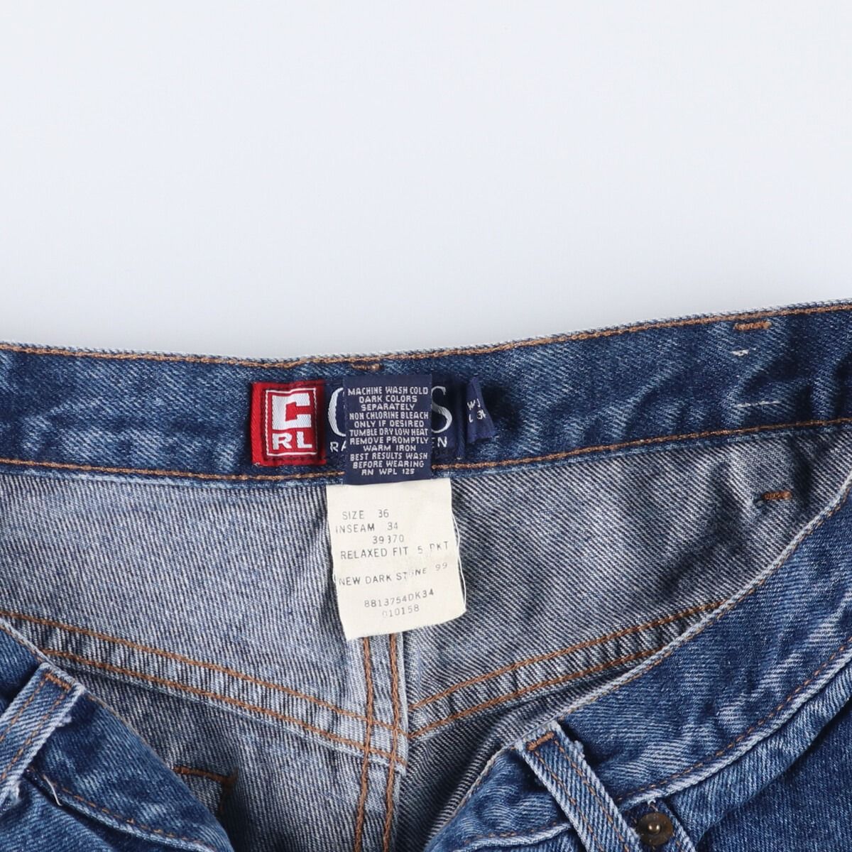 チャップス テーパードデニムパンツ