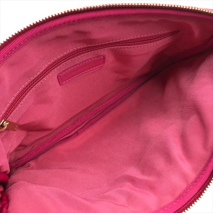 超美品 CHANEL シャネル ガールシャネル ココマーク ツイード チェーン  