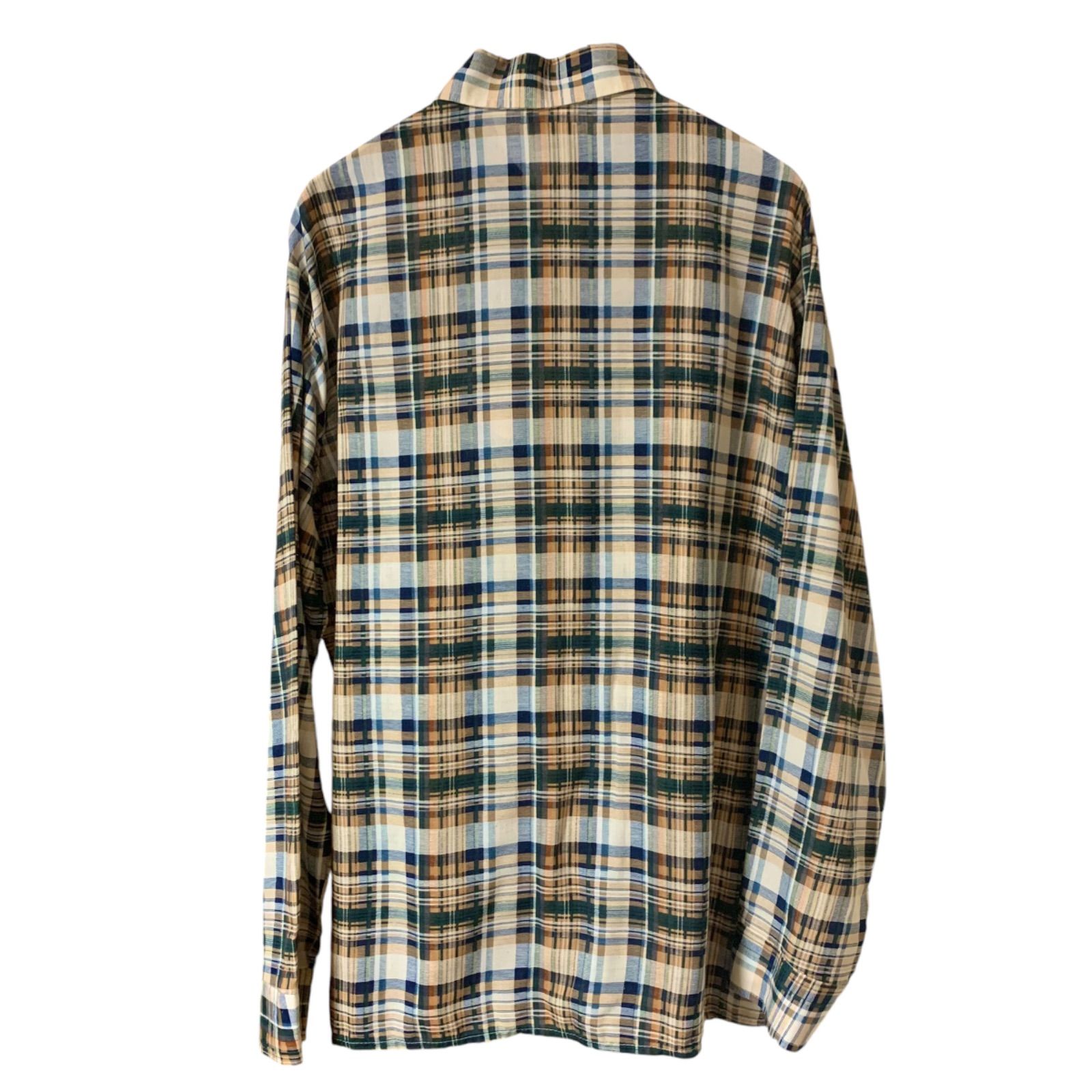 【Rare】70's Jantzen Check Shirts 【XL】60年代 70年代 ジャンセン チェックシャツ ヴィンテージシャツ ポリシャツ