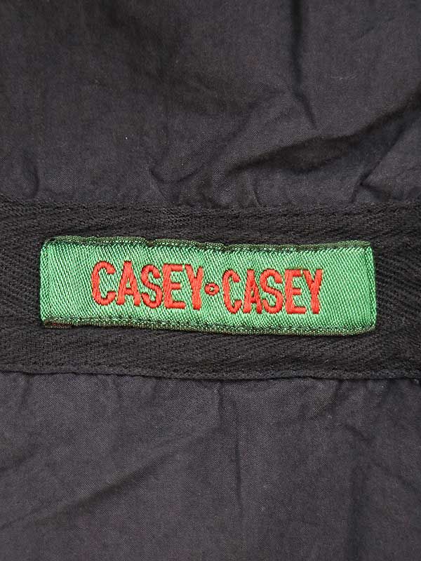 CASEY CASEY ケイシー ケイシー NORVEGIENNE PARKA コットンタイプライターモッズコート ネイビー M