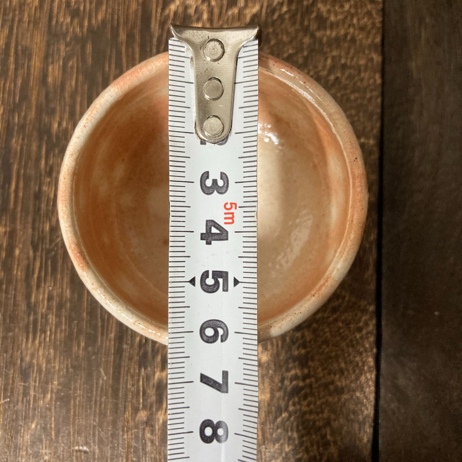 萩焼 抹茶茶碗 唐泊山窯 共箱付 楽天市場】【中古】【茶道具】萩焼 唐泊山窯 喜村皓司造 茶碗