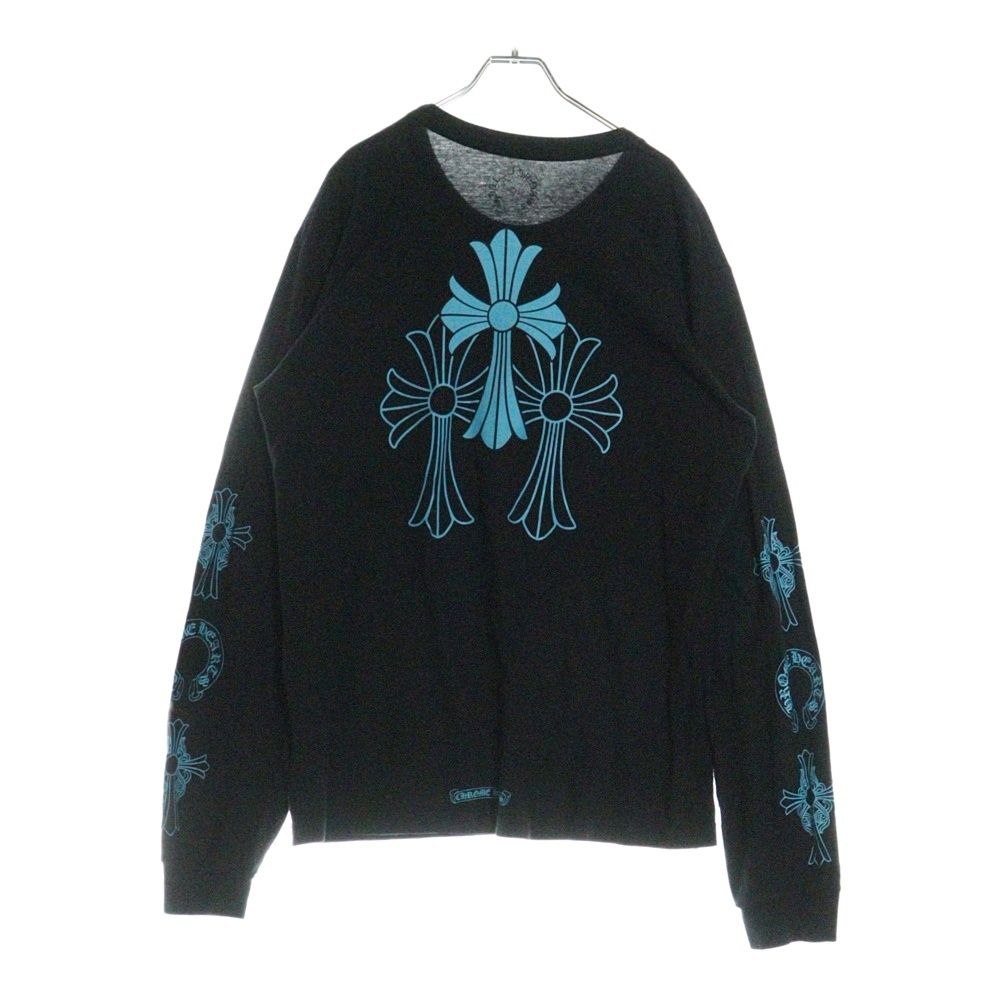 CHROME HEARTS (クロムハーツ) Triple Cross Logo L/S Tee