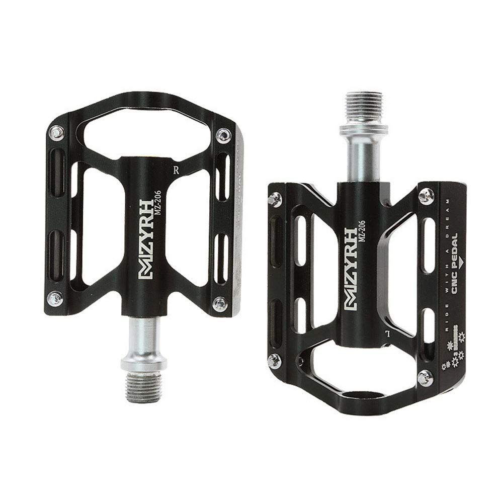 アルミ合金 超軽量 滑り止め クロスバイクペダル クロスバイク MTB 自転車 フラットペダル 耐久性よい OSC 2個セット