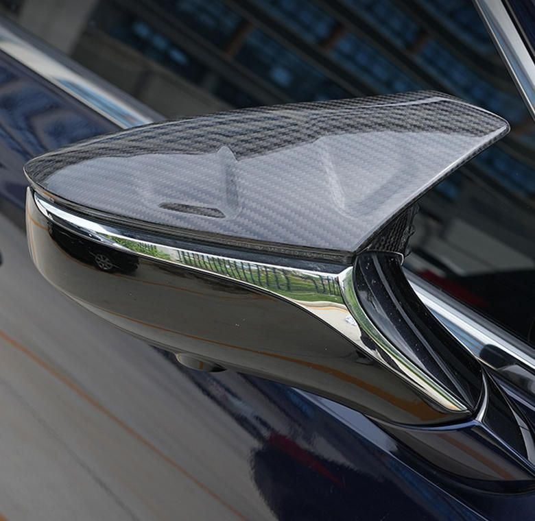 レクサスisカーボンファイバーバックミラー適用牛角ミラー保護改造カー用品外装