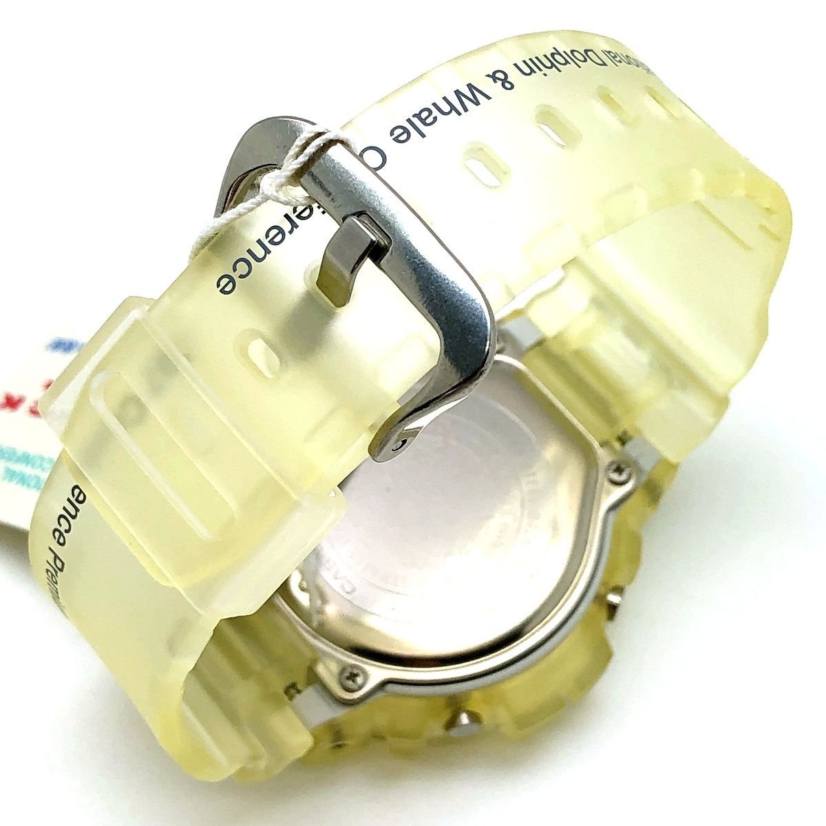 ‘97 第6回イルカクジラ【限定モデル】DW-6910K-2AT イルクジモデル 30頭のイルカやクジラをデザインした“G-SHOCK” | CASIO