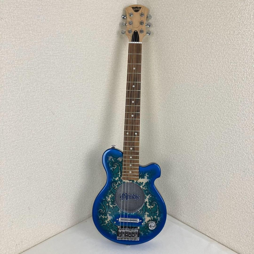 極希少 ピグノーズ PGG-200PL ミニエレキギター ブルー