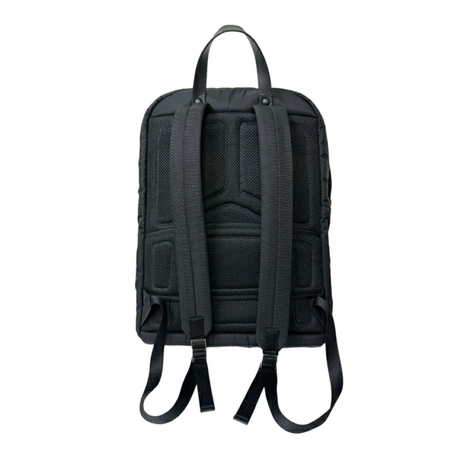 中古美品】PRADA プラダ Re-Nylon xサフィアーノレザー バックパック 