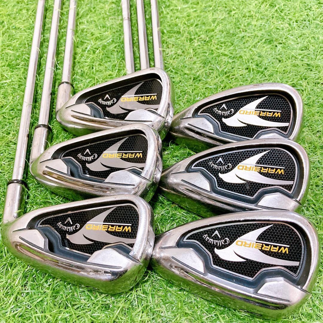 2.キャロウェイ ウォーバード ゴルフクラブ メンズアイアンセット 右
