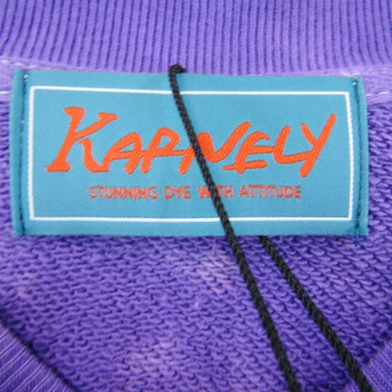 KARENELY カーネリー タイダイ染め スウェットシャツ 未使用 KARNELY カーネリー TRICOLOR DYE SWEAT SHIRTS