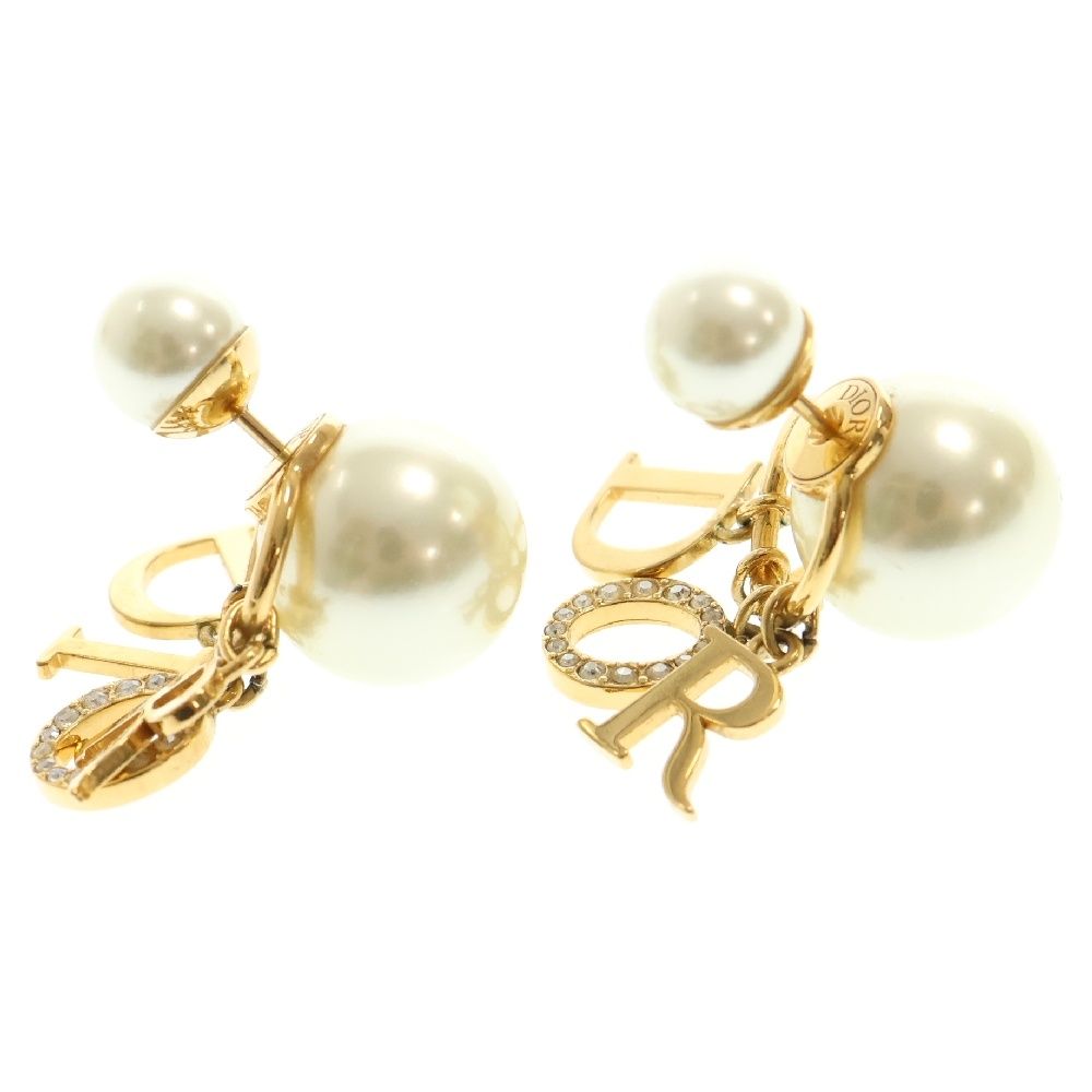 DIOR (ディオール) トライバル ロゴ ラインストーン フェイクパール