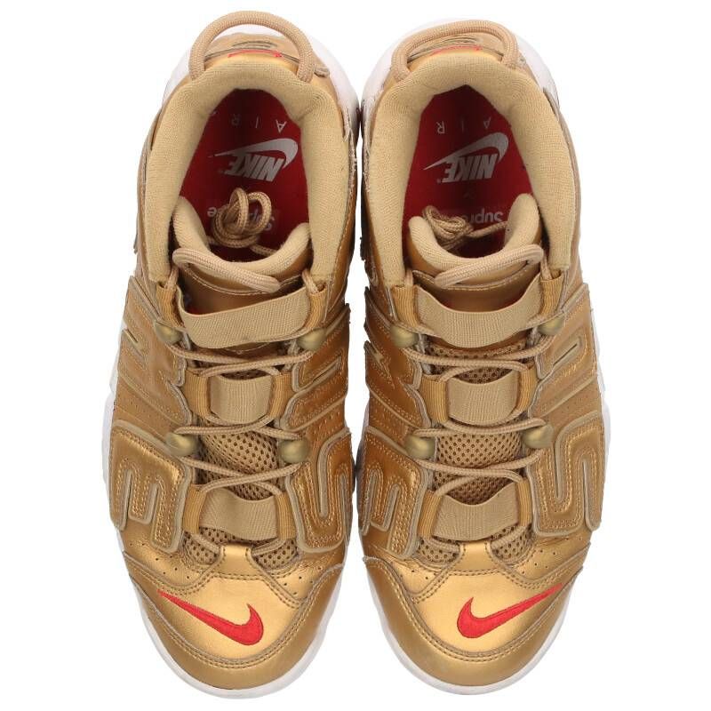 ナイキ ×シュプリーム SUPREME AIR MORE UPTEMPO 902290-700 エアモアアップテンポスニーカー メンズ 28.5cm