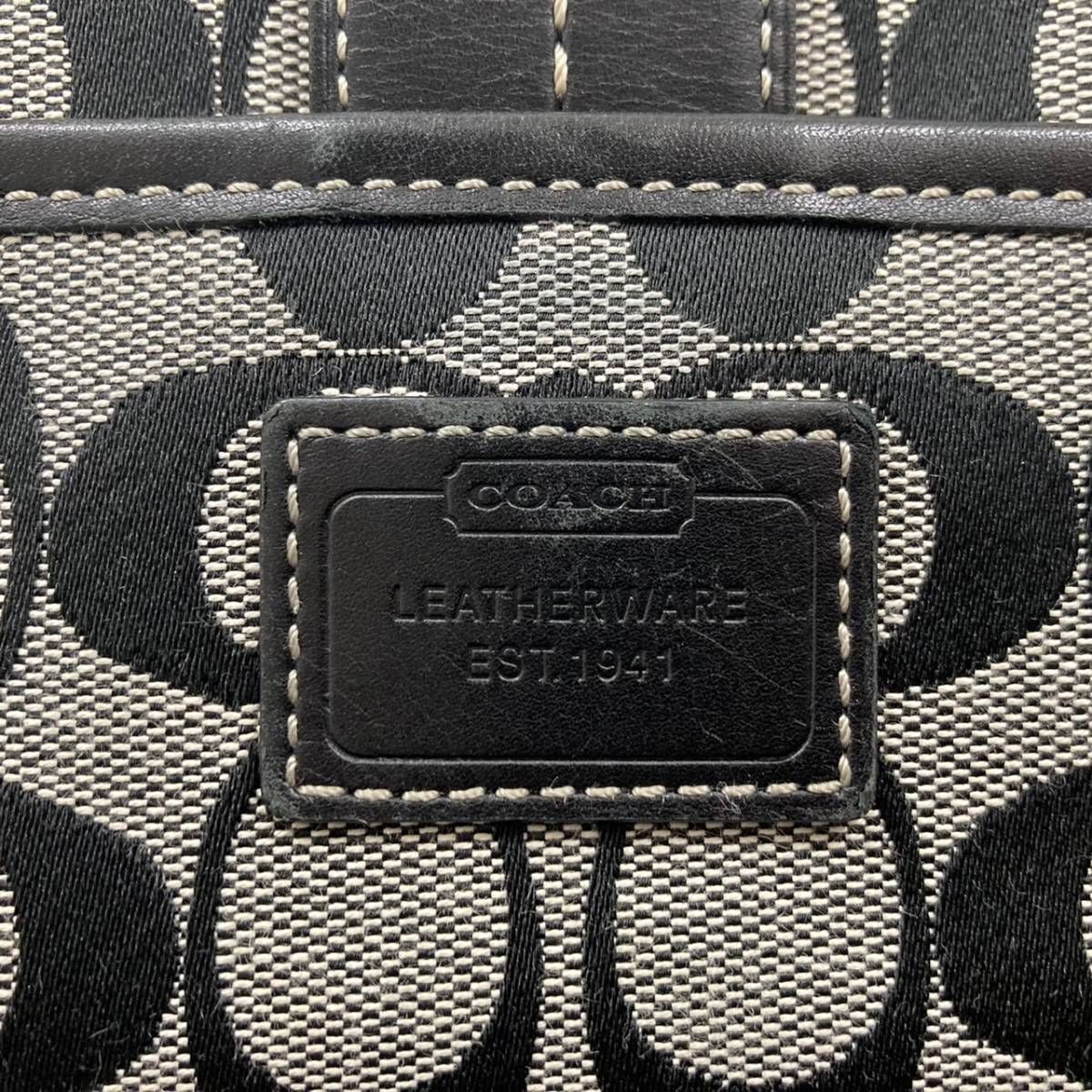 COACH コーチ シグネチャー ブラック 6835 ショルダーバッグ - メルカリ