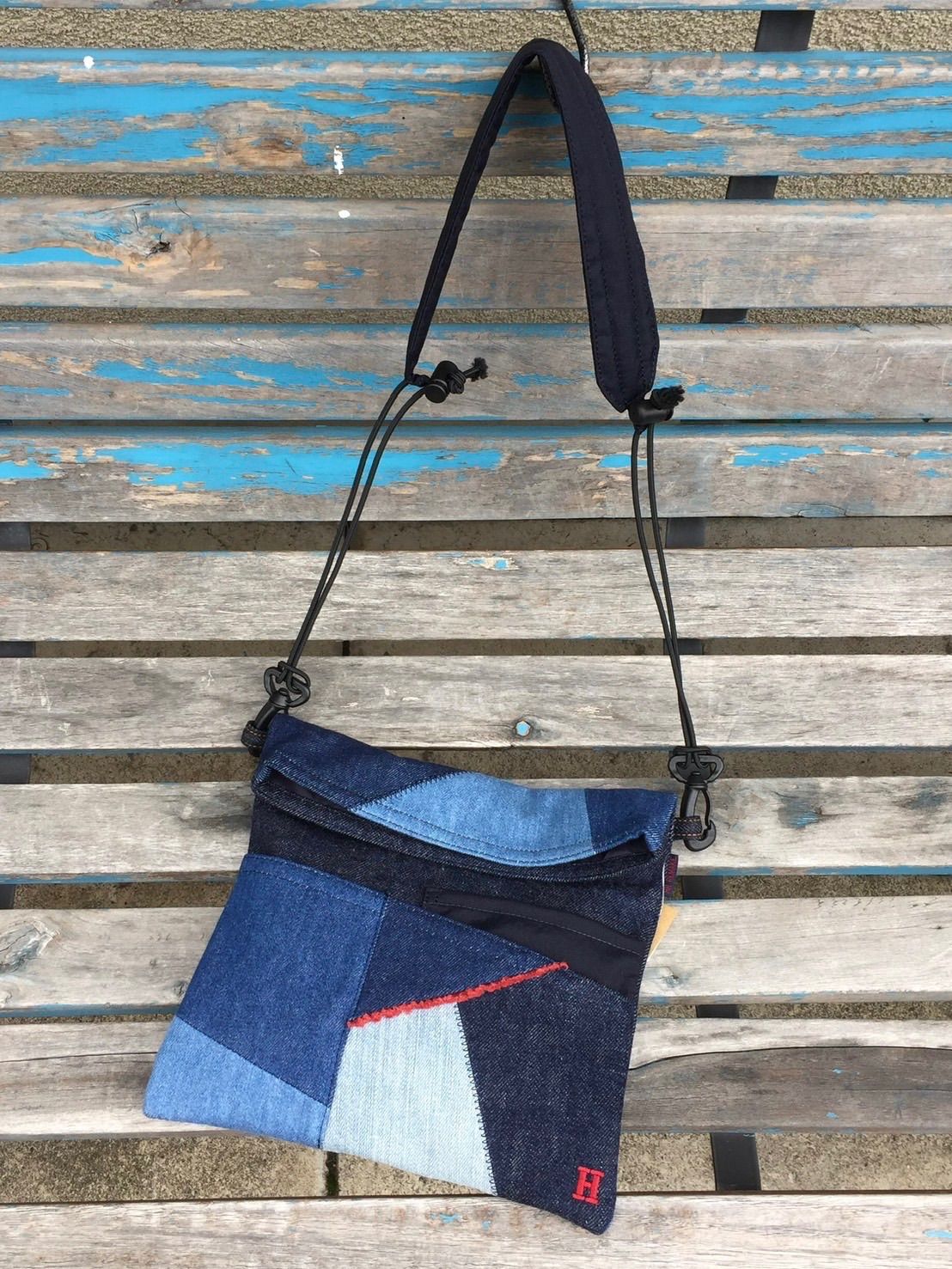 新品未使用品 ハリウッドランチマーケット デニムパッチワーク