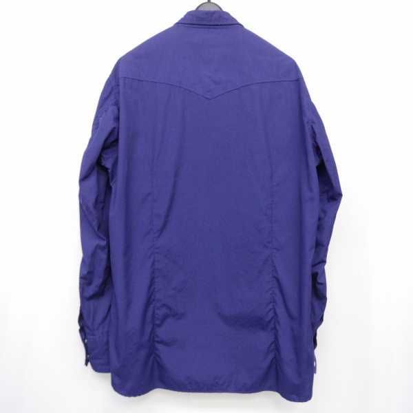 13AW 13FW nonnative ノンネイティブ RANCHER SHIRT COTTON BROAD OVERDYED コットン 長袖  ウエスタン ランチャー シャツ NAVY 1 - メルカリ